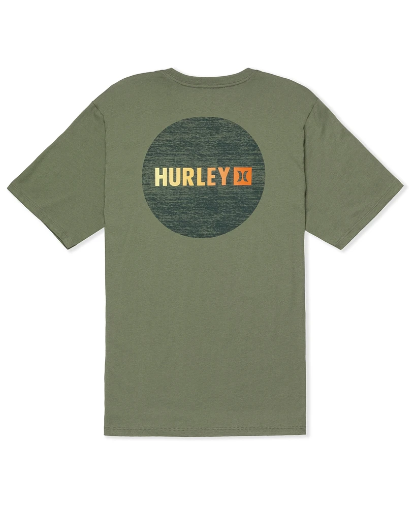 Hurley Men's Everyday Circle Gradient Short Sleeve T-shirt