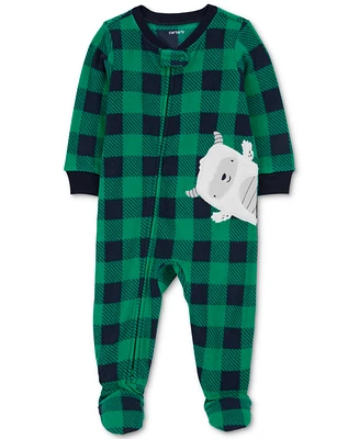 Carter's Baby 1-Piece Abominable Snowman Fleece Footed Pajamas