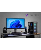 Velztorm Fultix Custom Built Gaming Desktop Pc (Amd Ryzen 5-5500 6-Core, GeForce Gtx 1050 Ti 4GB, 16GB DDR4, 2TB PCIe Ssd + 2TB Hdd (3.5),Win 11 Pro)