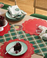 kate spade new york Scallop Edge 15" Round Reversible Placemats, Set of 6