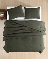 Kenneth Cole New York Houndstooth Embossed -Pc. Comforter Set