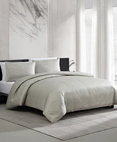 Vera Wang Speckled Satin Weave 3-Pc. Duvet Cover Set