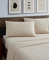 Kenneth Cole New York Solid Cationic Brushed Microfiber Piece Sheet Set