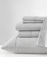 Closeout! Kenneth Cole New York Solution Solid Microfiber 4-Pc. Sheet Set, Twin