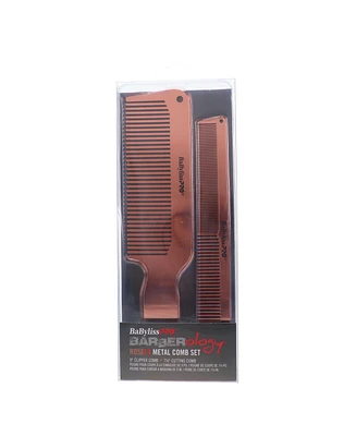 BaBylissPro Rosefx Metal Comb 2 pk