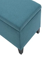 Simplie Fun Stylish Storage Ottoman: Extra Seating And Hidden Compartment