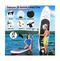 SereneLife Free Flow Stand-Up Paddle-Board (Sup), 11 ft.