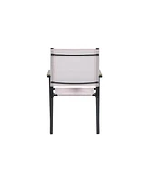 7 Piece Outdoor Patio Set/ Weather Resistance/ Wood Plastic Component/ Wpc/ Swivel Chairs/ Al Fresco Dining Set/ Outdoor Dining Set/ Dining Table Set/