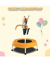 Toddler Trampoline for Kids 1 Year Plus with Handle, Baby Gifts for Boys and Girls, Indoor and Outdoor