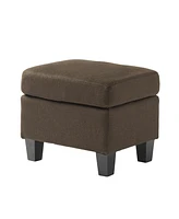 Multipurpose Footstool: Extra Seat, Side Table, Accent Piece