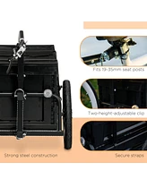 Bike Cargo Trailer, Bicycle Trailer Wagon Cart with Removable Storage Box, Quick Release 16" Wheels and Safe Reflectors, No Bottom