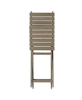 Positano Foldable Dining Set, Grey