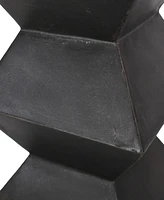 Geometric Concrete Side Table: Modern, Durable, And Portable