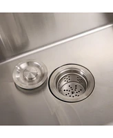 Simplie Fun 24in Stainless Steel Washing Sink w/ Faucet Hoses and Drain Head Only(Update)