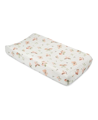 Crane Baby Infants Parker Quilted Butterfly Change Pad Cover