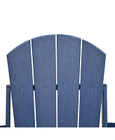 Streamdale Furniture Folding Outdoor Adirondack Chair for Relaxing, Hdpe All