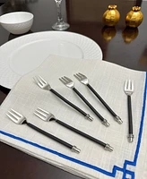 Vibhsa Curved 6-Pc. Cake Fork Set, Service for 6