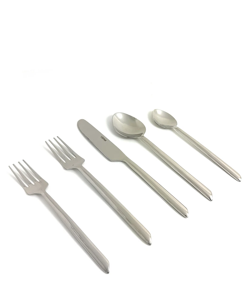 Vibhsa Side Cut 20-Pc. Flatware Set, Serving for 4