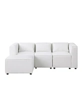 Streamdale Furniture Plush Chenille Modular Sofa with Ottoman: Comfort, Style, and Versatility