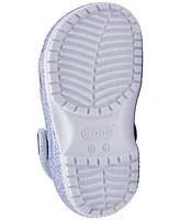 Crocs Toddler Girls Glitter Sea Classic Clogs from Finish Line