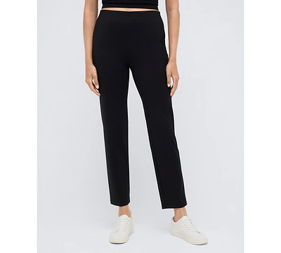 Kenneth Cole Women's Pull-On Athletic Stretch Hollywood-Waist Slim Ankle Pants