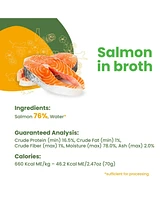 Almo Nature Hqs Natural Cat 24pk (2.47oz): Salmon In Broth