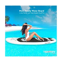 SereneLife Free Flow Stand-Up Paddle-Board (Sup), 10 ft.