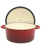 Gibson Home Addlestone Quart Enamel Cast Iron Dutch Oven