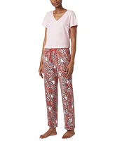 Hue Women's Kitty's Heart Garden Pajama Pants