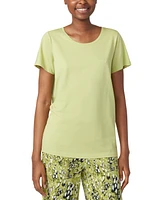 Hue Women's Short-Sleeve Pajama Top