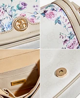Giani Bernini Winter Floral Small Saddle Crossbody, Created for Macy's