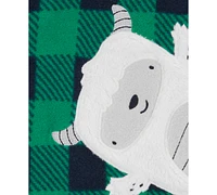 Carter's Baby 1-Piece Abominable Snowman Fleece Footed Pajamas