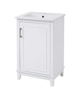 20" Vanity Cabinet with Basin and Soft-Close Door