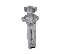 Dress Up America Elephant Jumpsui & Mask Mascot Costume- Toddlers Girls & Boys