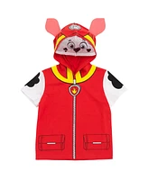 Paw Patrol Boys Chase Skye Rubble Marshall Cosplay T-Shirt and Bike Shorts French Terry Outfit Set to