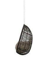 Streamdale Furniture Teardrop Hanging Chair With Water-Resistant Cushions And 8Ft Chain (Professional Installation Required)