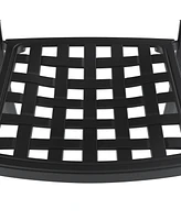 (Cushions In Random Colors)5-Piece Set Of Cast Aluminum Patio Furniture With Cushions
