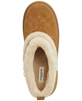 Coach Christina Signature Shearling Booties