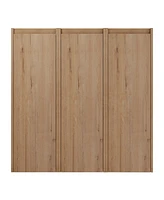 12" Bathroom Side Cabinet, 3-Soft Close Doors, Float Mounting Design