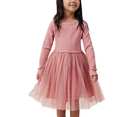 Cotton On Girls Little/Big Nova Long Sleeve Dress Up