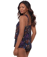 Miraclesuit Womens Tapiz Dazzle Tankini Top Bottoms