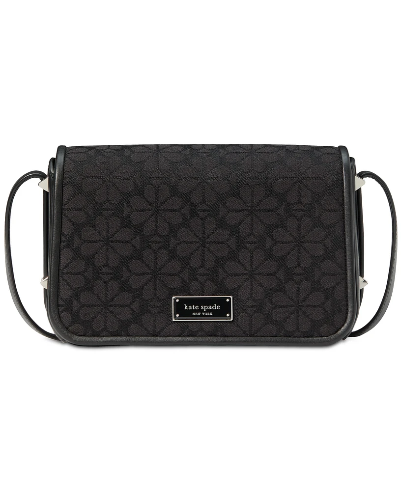 kate Spade new york Flower Jacquard Flap Crossbody