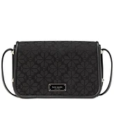 kate Spade new york Flower Jacquard Flap Crossbody