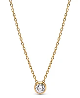 Pandora Era Lab-Grown Diamond Bezel Pendant Necklace