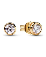 Pandora Era Lab-Grown Diamond Bezel Stud Earrings