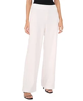 Vince Camuto Women's Lace-Trim Pull-On Ponte Pants