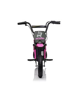 Streamdale Furniture 24V14ah Kids Ride On 24V Electric Toy Motocross Motorcycle Dirt Bike-xxl large, Speeds up to 14.29MPH, Dual Suspension, Hand