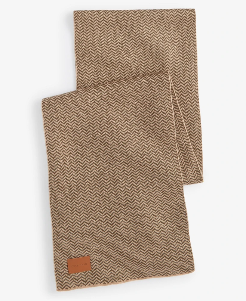 Cole Haan Men's Herringbone Scarf