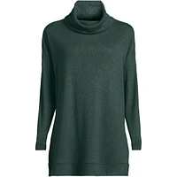 Lands' End Plus Long Sleeve Cozy Knit Cowl Neck Tunic