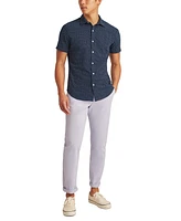 Bonobos Men's Riviera Slim Fit Short Sleeve Button-Front Geo Print Shirt